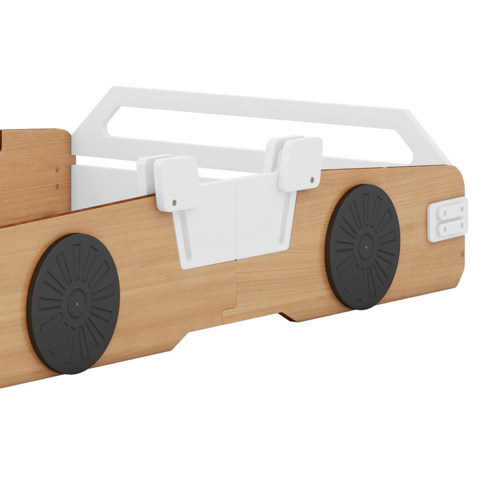 Cosmic Wood Racing Car Bed with Door Design and Storage Wayfair